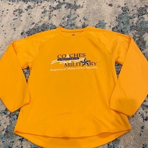 Majestic pullover shirt yellow M
